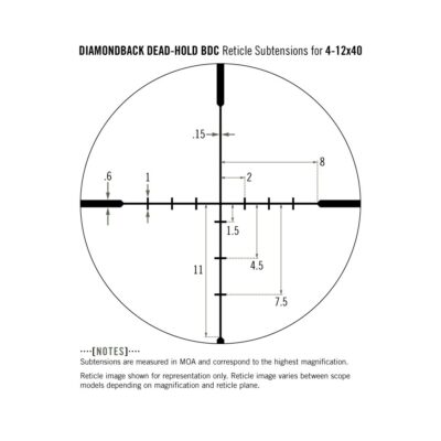 Прицел Diamondback 4-12x40 BDC — изображение 8