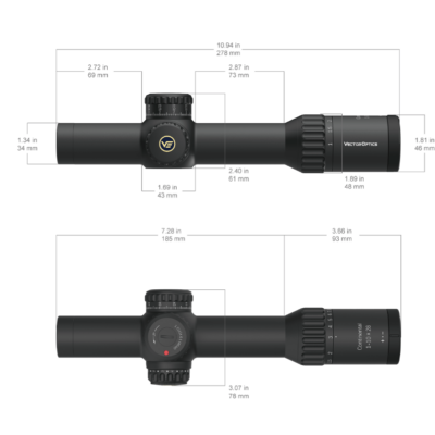 Прицел Vector Optics Continental  X10 1-10x28 ED CTR (Q) — изображение 7